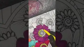 Antistress Flower Coloring #viral #coloringbook #color #asmr #shortvideo #shortsvideo #short(5)