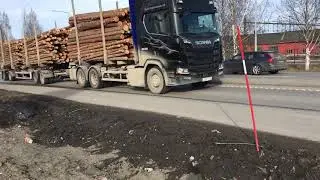 Magnus skogstransporter Nextgen Scania R580