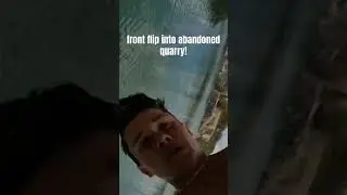 sketchy #cliffjumping #exploring #flip #adventure #cliff #frontflip #fypシ゚ #fyp #jumping #subscribe