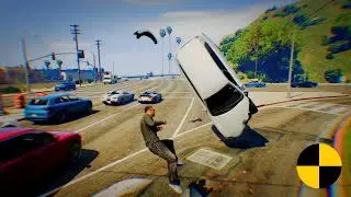 GTA 5 Real Car Crash Test V.I 84