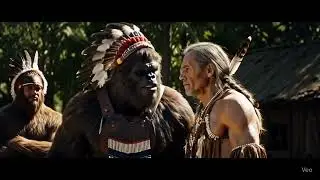Chief Bigfoot arrives at the Mohawk Village asking forrest warrior Bigfoot help! #ai #youtube