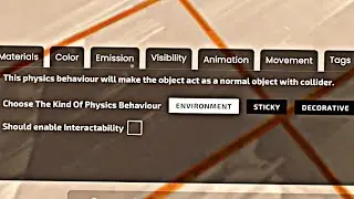 What is Physics Behaviour in altworld game||Altworld Creation Tutorial