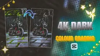 BIKE DARK COLOUR GRADING TUTORIAL ( CAPCUT )#colorgrading ding #colorgradingtutorial l #edit