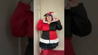 plus size Harley Quinn outfit idea &clubs;️ #shorts #plussize #outfit