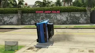 GTA5 - Top Failed Stunt Jumps Compilation