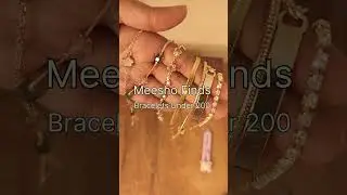 Meesho Finds Bracelets Under 200 #meeshojewel #skincare #ihavethisthingwithplants #sunscreen