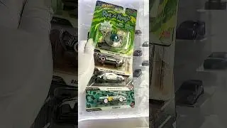 Box Opening Rick and Morty Set Hpt Wheels #automobile #rickandmorty #porsche #mtv #backtothefuture