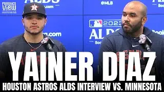 Yainer Diaz talks Houston Astros Fan Support to Play More, MLB Playoff Opportunity & Rookie Season