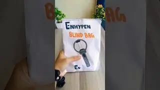 🧡🍑asmr ENHYPEN Blind bag🍑🧡 #asmr #diy #craft #kpop #unboxing #blindbag #enhypen #shorts #trending