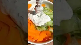 Carrot and Cucumber Ribbon Salad