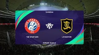 The Spartans FC vs Livingston (29/06/2024) Club Friendlies PES 2021