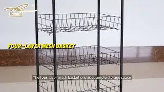 Everyone says it's a very useful storage rack that can be easily pushed#storagerack #storagecarts