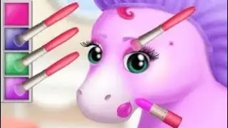 Fun Baby Pony Care Kids Game - Pony Sisters Hair Salon 2 - Play Pet Horse Makeover Games For Girls