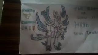 I draw Yggdrasil and high snow dragon