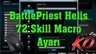 BattlePriest Helis 72 Skill + R Combo Macro Ayarı LOGİTECH G300S 