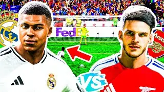 Arsenal vs Real Madrid - Champions League  FC 25 Penalty Shootout  ❤️ ❤️ ❤️ ❤️