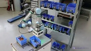 Automated Box Handling Using the ER-FLEX Mobile Cobot For Intralogistics | Enabled Robotics