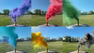 SK136 Mega Smoke Assortment - Color Smoke Bombs - Sky Bacon Fireworks 2025