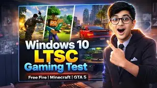Gaming Test on Budget Gaming PC Window 10 LTSC🥰 | Shocking Performance 😱 