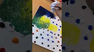 Painting using waste 😳 Paper ✨ #shorts