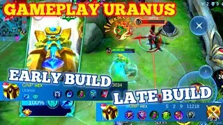 GAMEPLAY URANUS TERBARU - BUILD URANUS TERKUAT - URANUS SKIN SEASON 25 -  MOBILE LEGENDS