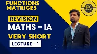 Revision Maths IA VSAQ(Functions & Matrices)