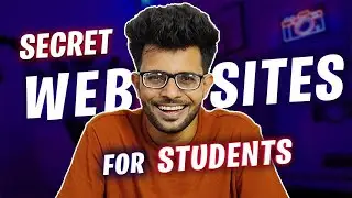 Top 5 Secret Websites for Students 🤫🔥| All in One Free Tool | Remove Distraction | Do Focus Study👨&zwj;💻