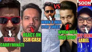 Dhruv rathee troll carryminati|Elvish yadav Vs bhuvan bam|flying beast on Sushant Singh|Emiway label