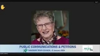 Rev. Dr. Davida Crabtree Comments on Flock Cameras to Windsor Town Council 1-5-25