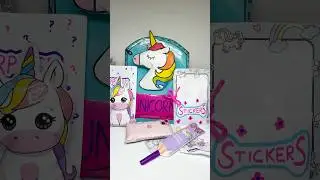 🦄We are opening the UNICORN  bag, I wonder what surprises are inside! 🦄🩷💜🩵 #cute #kids #craft