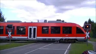 Bahnübergang Hoogstede // German Railroad crossing // Duitse Spoorwegovergang