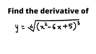 Derivatives - How to solve basic Differentiation / Derivatives problems - Solved Example