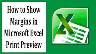 Как показать поля в Excel 2007 Предварительный просмотр печати №7