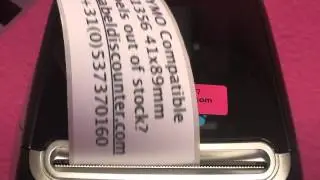 Dymo 11356 compatible label made by labeldiscounter.com