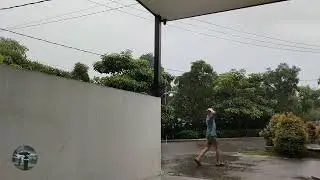 Peaceful Afternoon Rain — Calm and Relaxing Sound in Front of Home