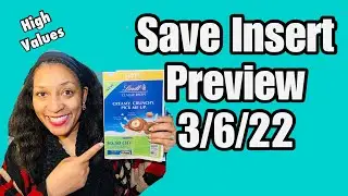 INSERT PREVIEW for SAVE 3/6/22  SUNDAY COUPONS HIGH VALUE MAKEUP COUPONS