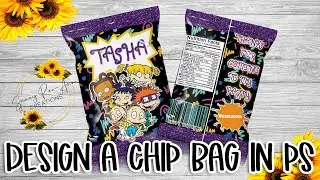 Design Rugrats CHIP BAG in PHOTOSHOP