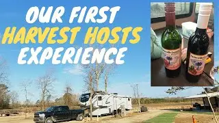 OUR FIRST HARVEST HOST EXPERIENCE - Cartersville Country Winery - Harvest Hosts Review #fulltimeRV