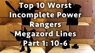 Top 10 Worst Incomplete Power Rangers Megazord Lines Part 1 [Soundout Review]