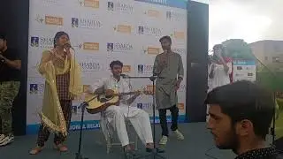 A memorable performance by music club student at global village event sharfa university
