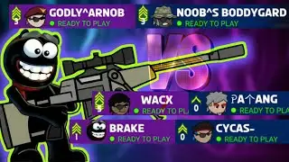 Pro 3vs3 ft. Waxxx and Arnob | Demolishing Pros | Da2 Mini Militia Classic
