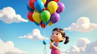 Five Little Balloons Pop Pop Pop | Nursery Rhymes for Kids & Baby Songs
