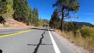 Descending Luther Pass southbound HWY 89 towards Markleeville, Ca. High Sierra Nevada range
