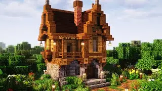 Medieval house Minecraft (tutorial)
