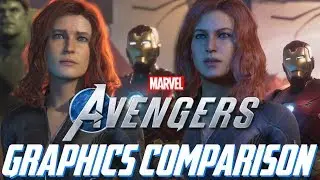 Сравнение графики Marvel's Avengers (бок о бок)! E3 2019 против Gamescom 2019! Предварительная альфа-версия!