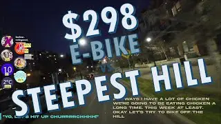 Vancouver's Steepest Hill vs $299 walmart ebike