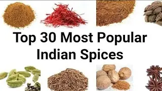 Top 30 Most Popular Indian Spices | Different  Types of Spices with Names |