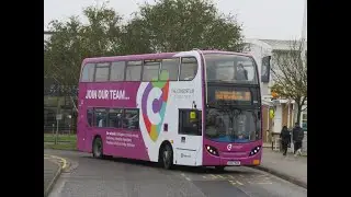 [SOME THRASH] Stagecoach Hull 19308 AE07KZK on 11 to Hull Interchange 20231028 Part 2
