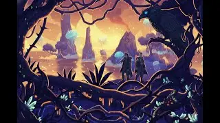 Ancient forests, emerald, sunlight