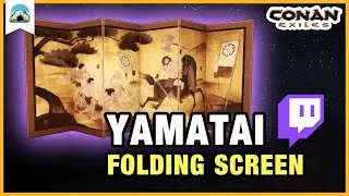Yamatai Folding Screen TWITCH DROP: Unlock Your Decorative Placeable | Conan Exiles: Age of War